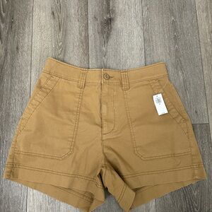 Old Navy High Waist Tan Shorts